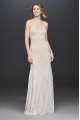 2019 AP2E205469 Style Beaded Spagetti Straps Floor Length Wedding Dress