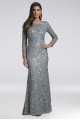 29924 Aurora Lace Appliqued Mermaid Gown