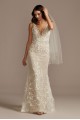 3DLeaves Applique Lace Petite Wedding Dress 7MS251223