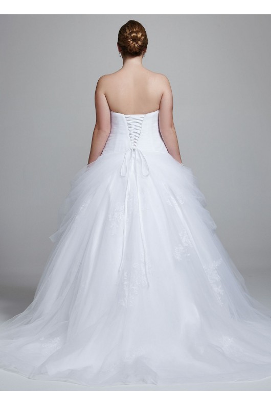 As-Is Wedding Dress with Side Swags AI13012410