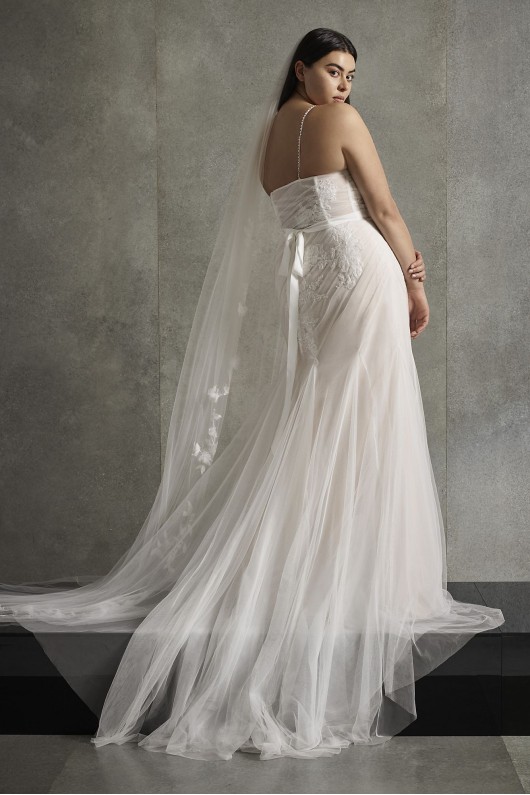  Asymmetric Tall Wedding Dress 4XLVW351553