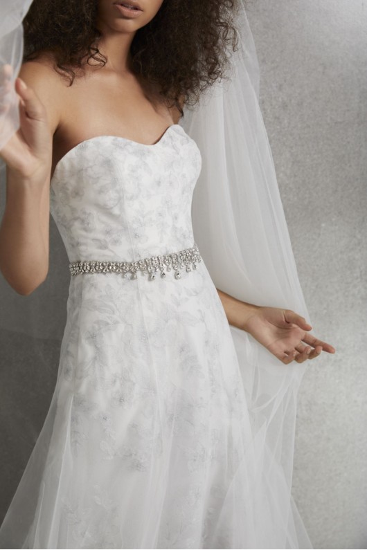 Beaded Bralette Wedding Dress VW351555