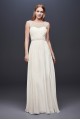 Beaded Sheath Wedding Dress with Illusion Mesh 184645DB