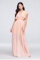 Chiffon Bridesmaid Dress with Flutter Sleeve Reverie 264210