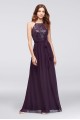 Chiffon High-Neck Bridesmaid Dress with Sequins Reverie EJ8M7588