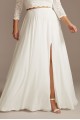 Chiffon Plus Size Wedding Separates Circle Skirt 9DS150827