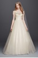 Embellished Tulle Wedding Dress CWG733
