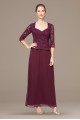 Glitter Lace and Chiffon Sweetheart Petite Gown Alex Evenings 82122343
