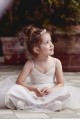 High Low Tulle Flower Girl Dress OP252 with Spaghetti Straps