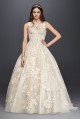 High Neck Tank Lace Wedding Dress CWG658