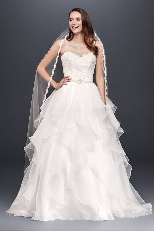 Lace and Organza Wedding Ball Gown with Beading Collection WG3830