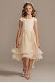 Off-the-Shoulder Lace and Tulle Flower Girl Dress SC476D01H908
