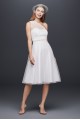 One-Shoulder Short Tulle Fit-and-Flare Dress 184223