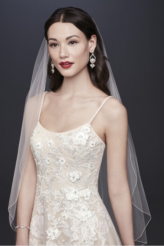 Organza A-Line Wedding Dress with Ballerina Bodice CWG811