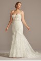 Plus Size 9SWG835 Beaded Brocade Embellished Tall Bridal Gown by 