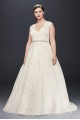 Plus Size Ball Gown Wedding Dress 8CWG748