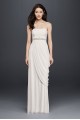 Sheath Wedding Dress with Beading and Side Drape SDWG0417
