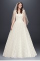 Sheer Cap Sleeve Allover Lace Ball Gown Collection OP1328
