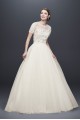 Short Sleeve Tulle Ball Gown with Removable Topper Collection WG3912