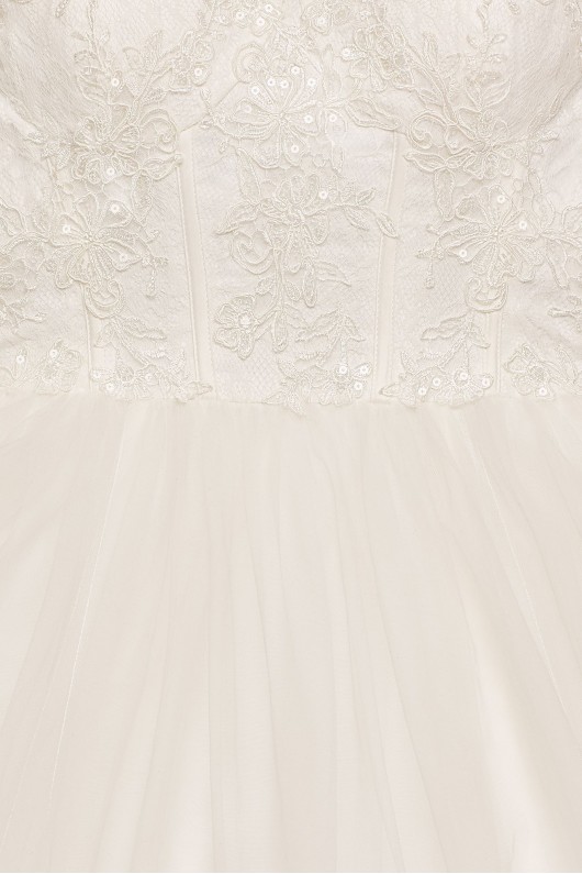Soft Tulle Lace Corset Plus Size Wedding Dress Collection 9WG3633