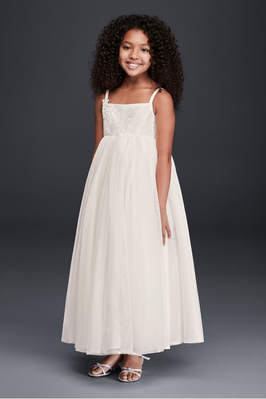 Tank Full Tulle Ball Gown with Lace Applique OP212