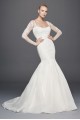Truly Zac Posen Long Illusion Sleeve Wedding Dress ZP341640
