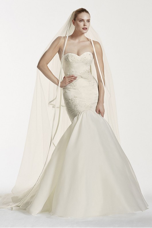 Truly Zac Posen Mermaid Wedding Dress with Lace ZP341560