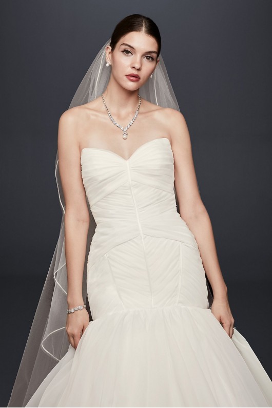 Truly Zac Posen Pleated Organza Wedding Dress ZP341817