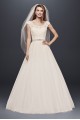 Tulle Ball Gown Wedding Dress with Cap Sleeves Collection NTWG3741