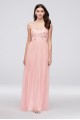 Tulle Bridesmaid Dress with Embroidered Bodice Reverie W60002
