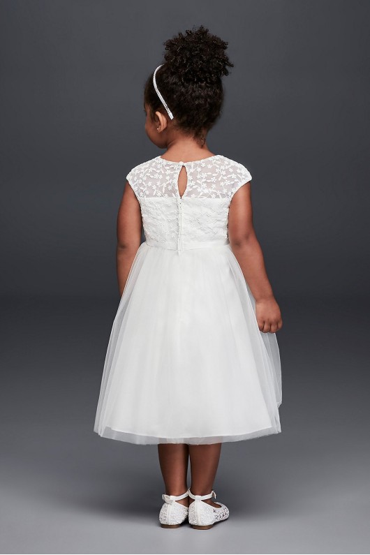 Tulle Flower Girl Dress with Floral Embroidery WG1375